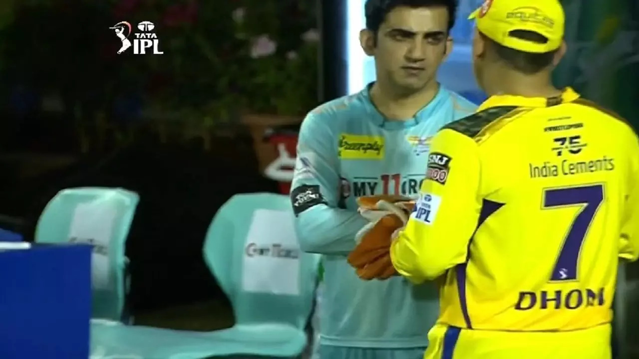 Gautam Gambhir and MS Dhoni