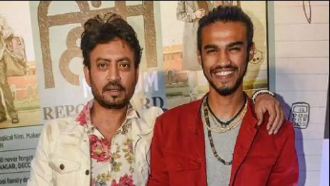 Irrfan Khan with his son Babil