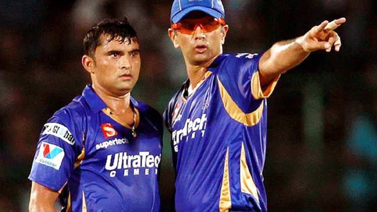 Pravin Tambe RAhul Dravid RR Twitter