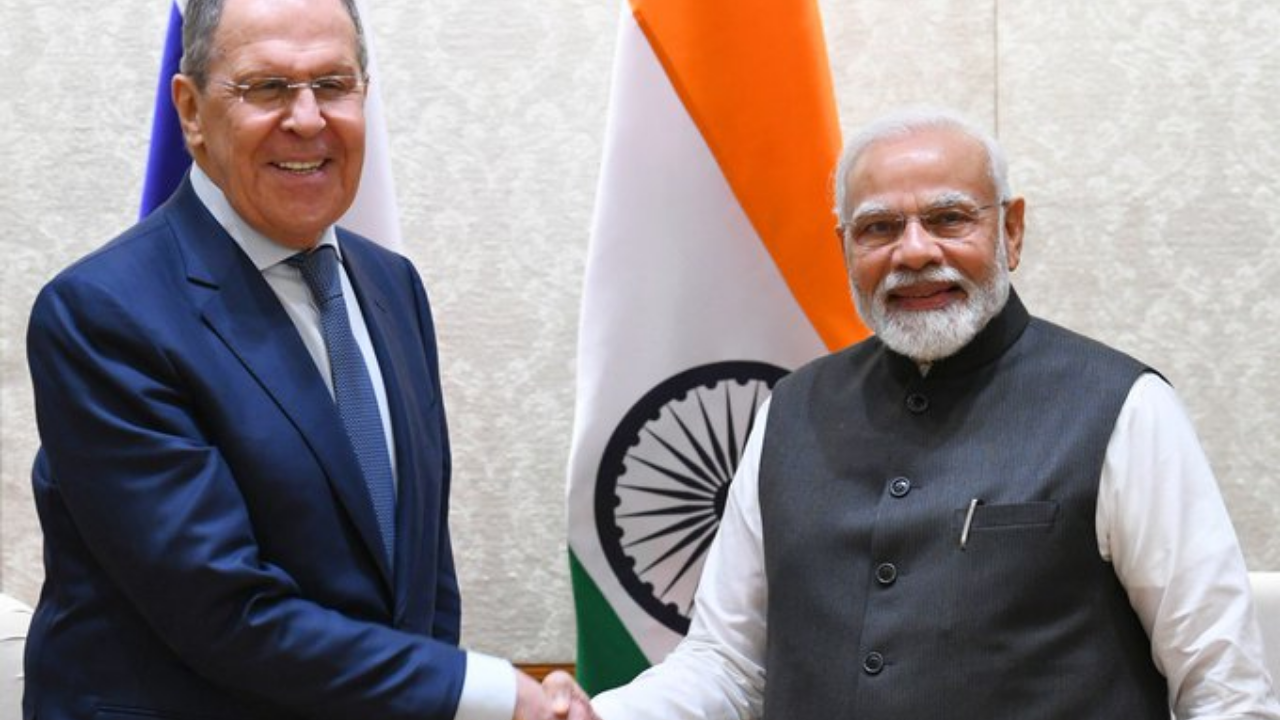 Sergey Lavrov-PM Modi meeting