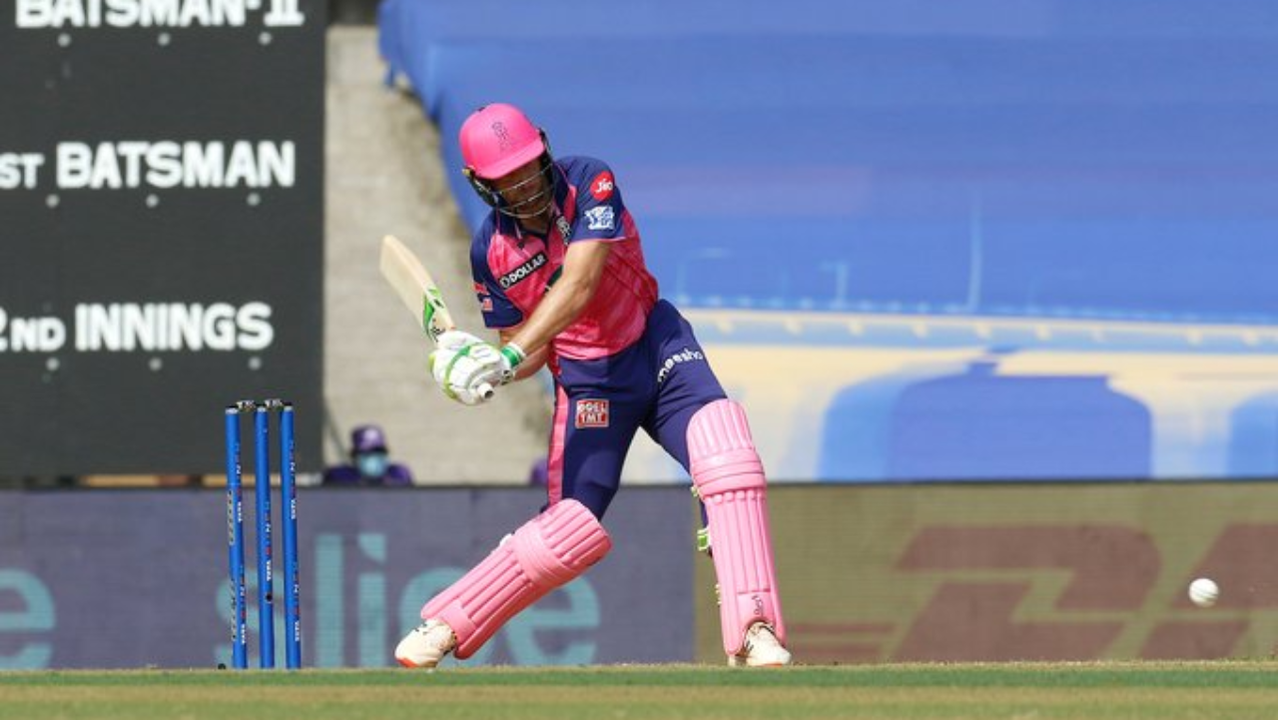 IPL 2022 Jos Buttler hits massive 101m six vs Mumbai Indians