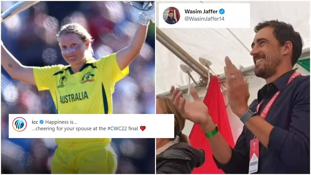 HEALY SMASHES TON STARC REACTS JAFFER VIRAL TWEET