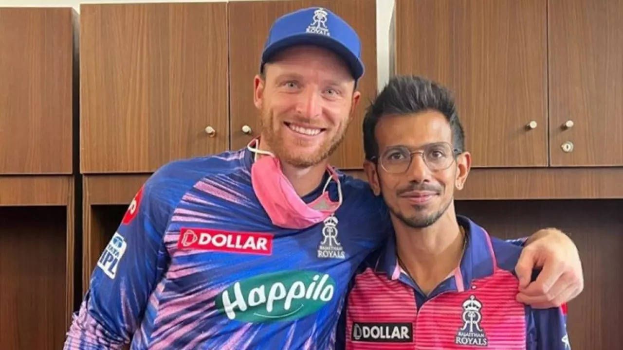 Jos Buttler and Yuzvendra Chahal