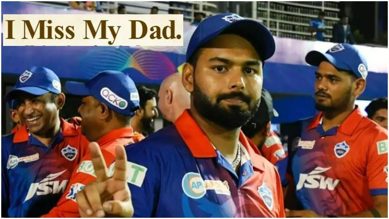 Delhi Capitals (DC) skipper Rishabh Pant has shared an emotional letter for his late father on Instagram.