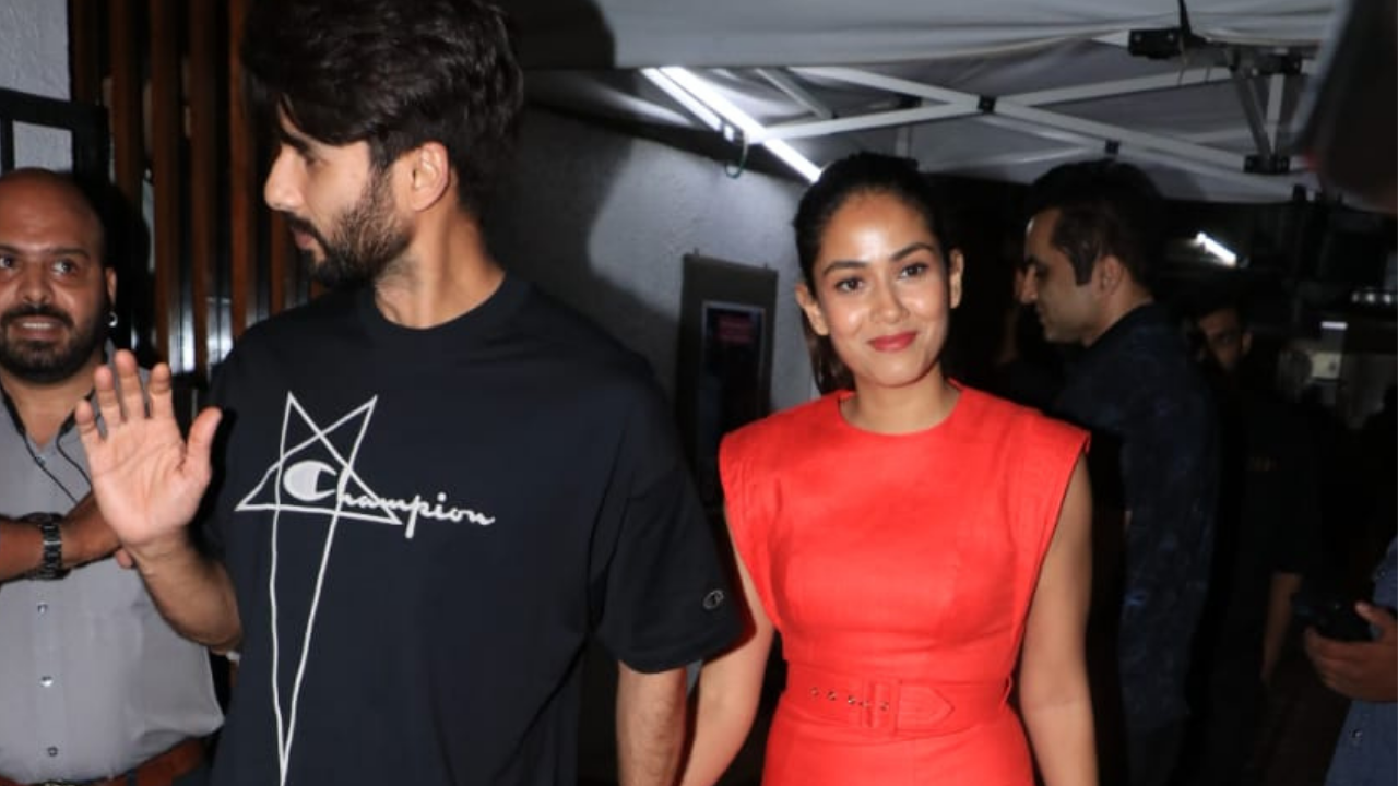 Shahid Kapoor and Mira Rajput