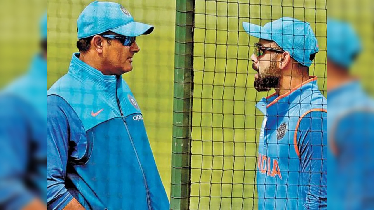 ​​Virat Kohli and Anil Kumble didn't get along very well in the Indian team