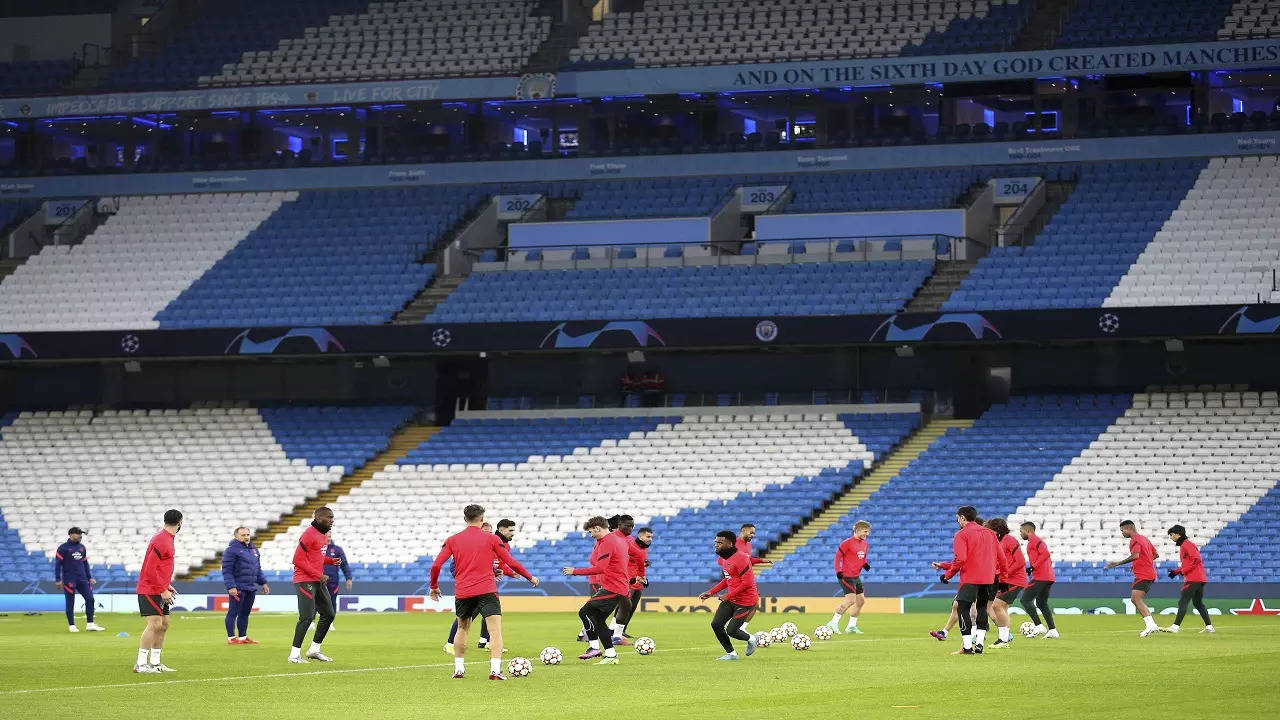 Manchester City will play Atletico Madrid in the first leg of their quarter-final match at Etihad Stadium