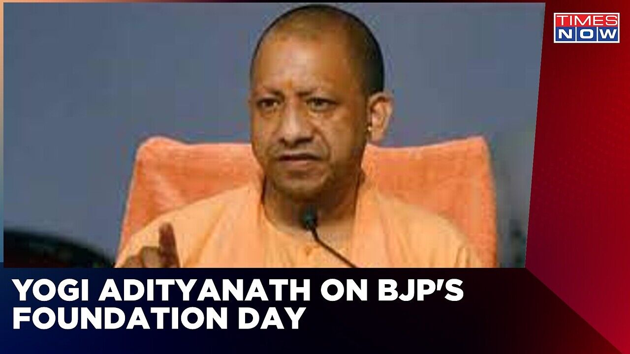 UP CM Yogi Adityanath's Address On BJP's 42nd Foundation Day | Times ...