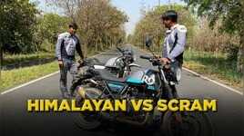 Royal Enfield Scram 411 Or RE Himalayan  Which one to buy and why  Bike Comparison  Times Drive