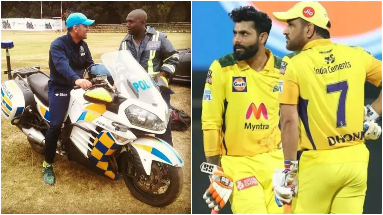 When 'rockstar' Ravindra Jadeja revealed the number of superbikes MS Dhoni has in his garage