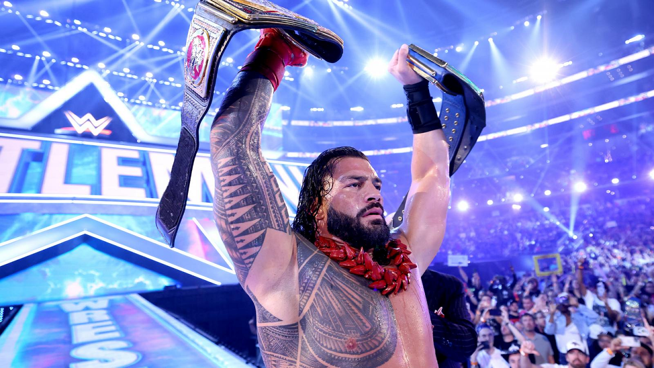 Roman Reigns double champion