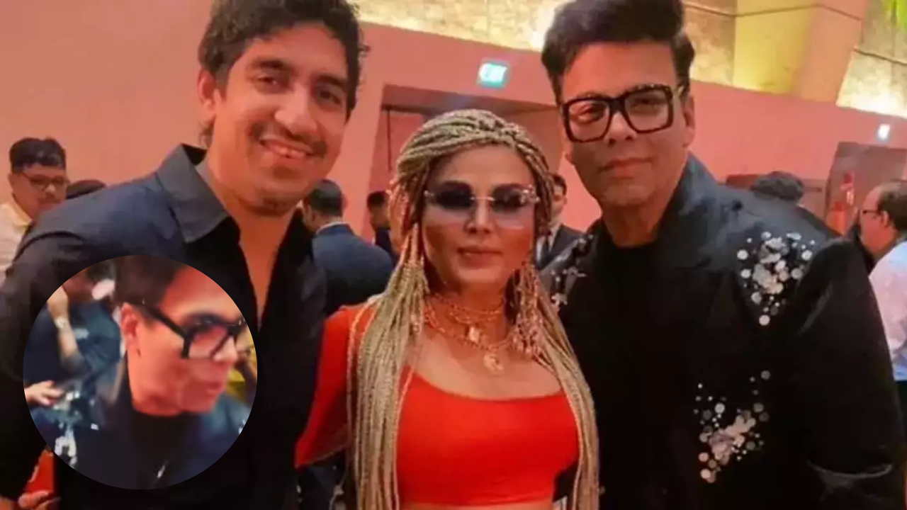Rakhi Sawant issues clarification after netizens accuse Karan Johar of  'ignoring, disrespecting' her at RRR success bash: 'He loves me so much'