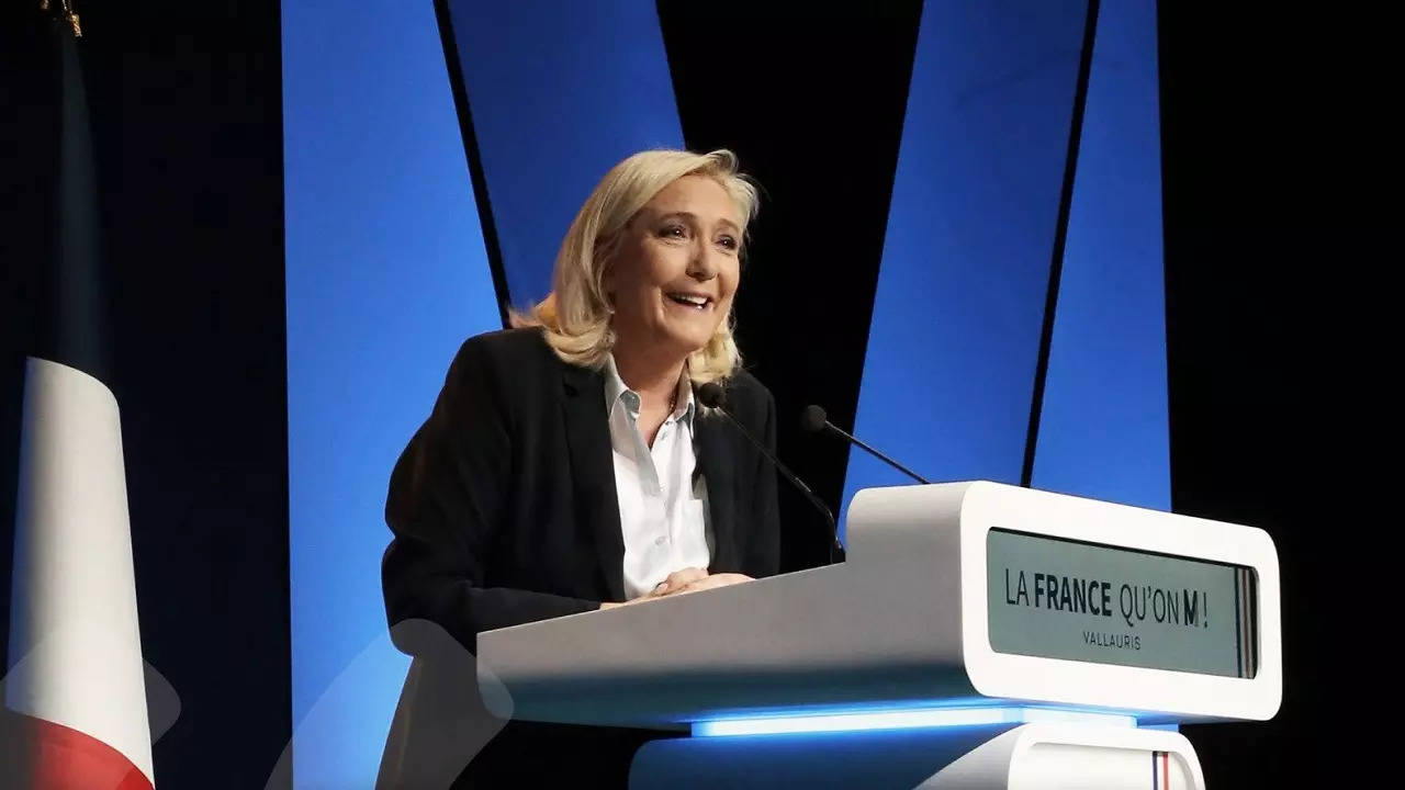 French Presidential candidate Marine Le Pen