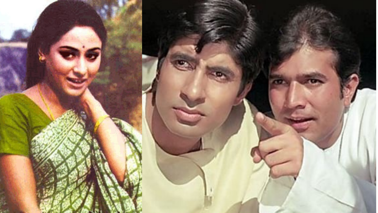 Jaya Bachchan, Amitabh Bachchan and Rajesh Khanna