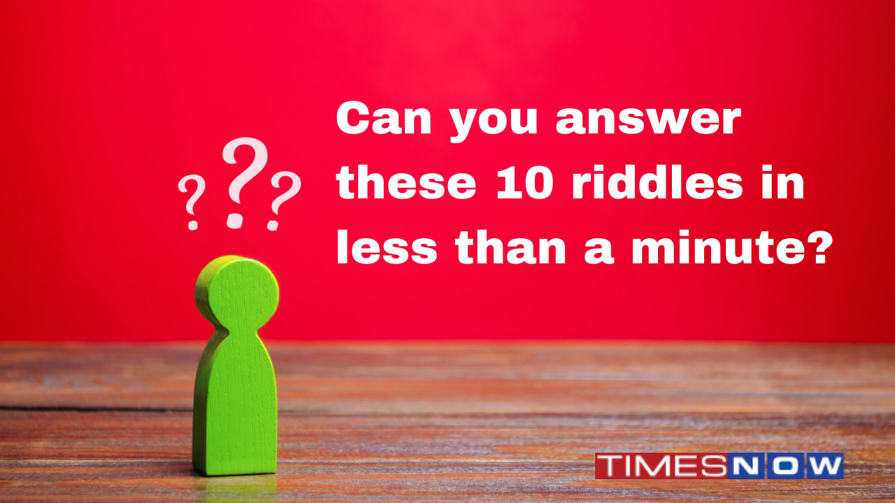 10 riddles that will leave you in splits | Viral News, Times Now