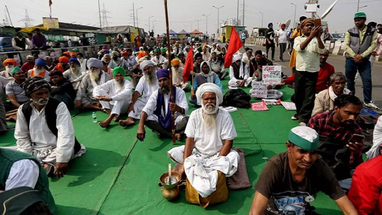 Farmers' protest representational image