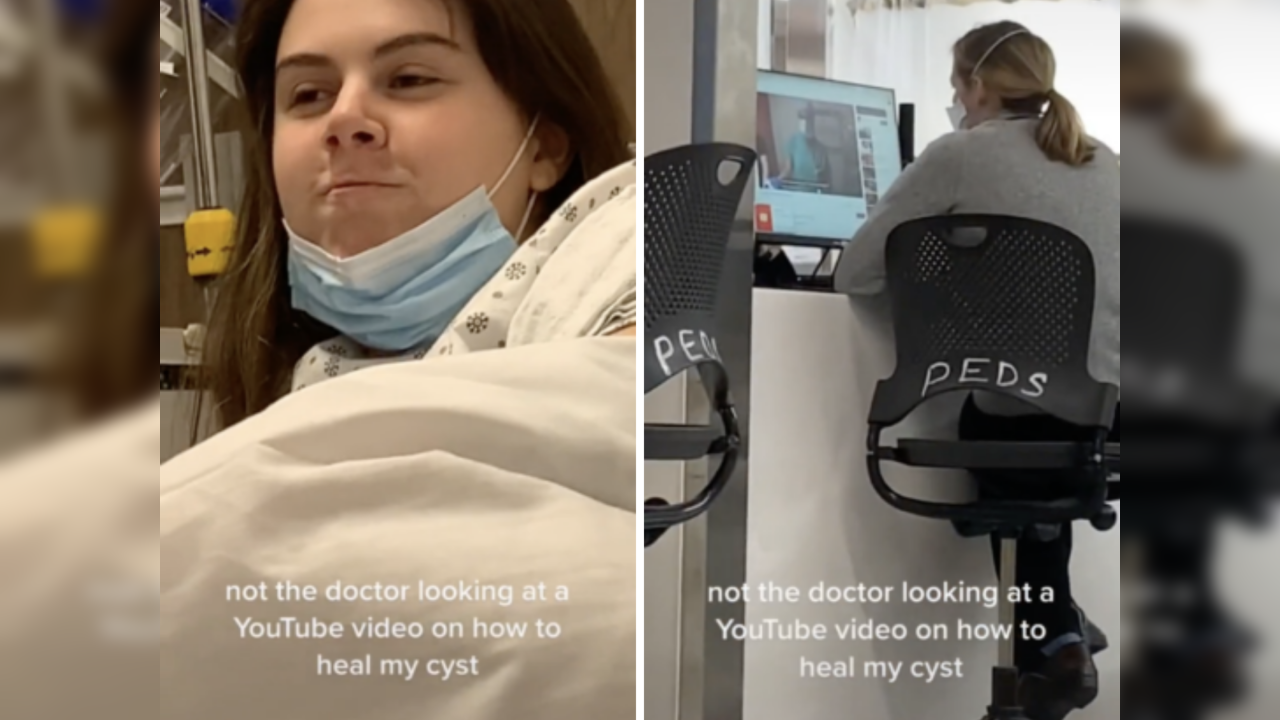 TikToker claims her doctor looked up YouTube videos on how to treat her cyst