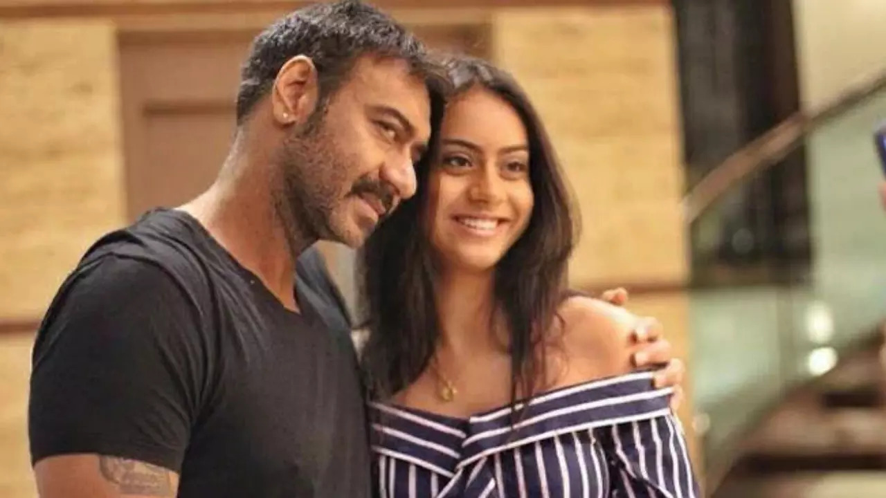 Ajay Devgn and Nysa Devgn