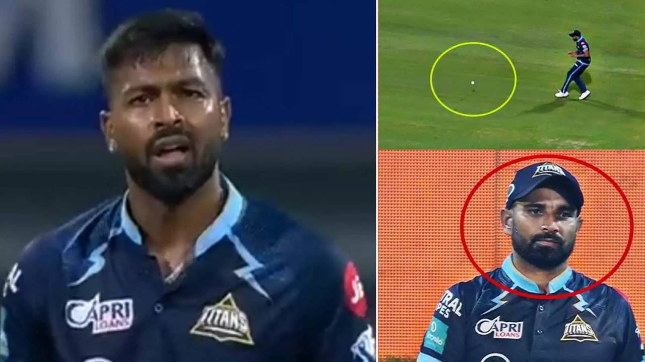 Watch Fans Claim Hardik Pandya Yelled At Mohammed Shami In SRH Vs GT Match Video Goes Viral