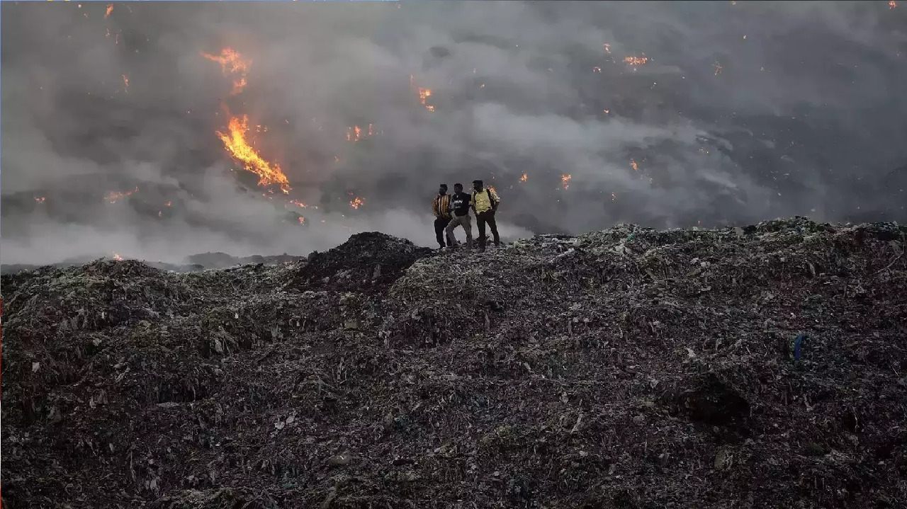 ghazipur landfill-times now