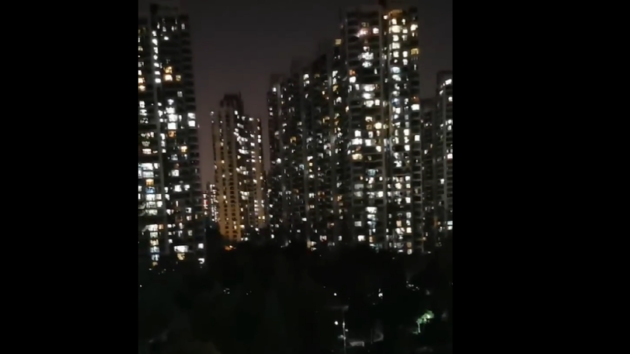 Shanghai resident scream from their balconies amid lockdown