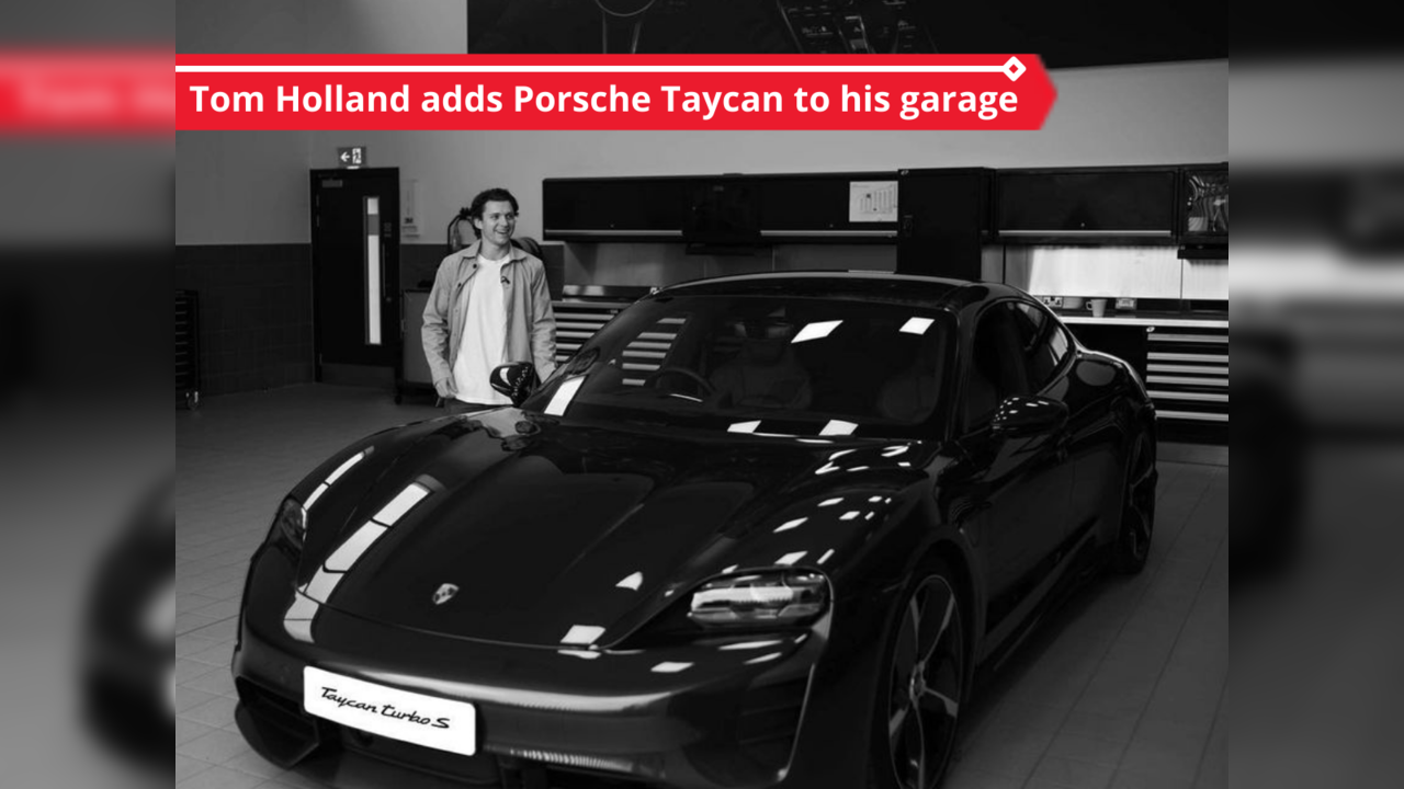 Tom Holland buys Porsche Taycan