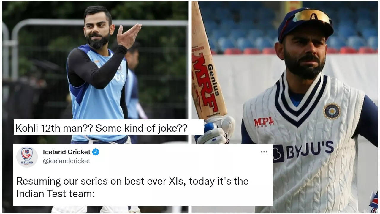 Iceland Cricket faces ire for picking Virat Kohli as 12th man in Team ...