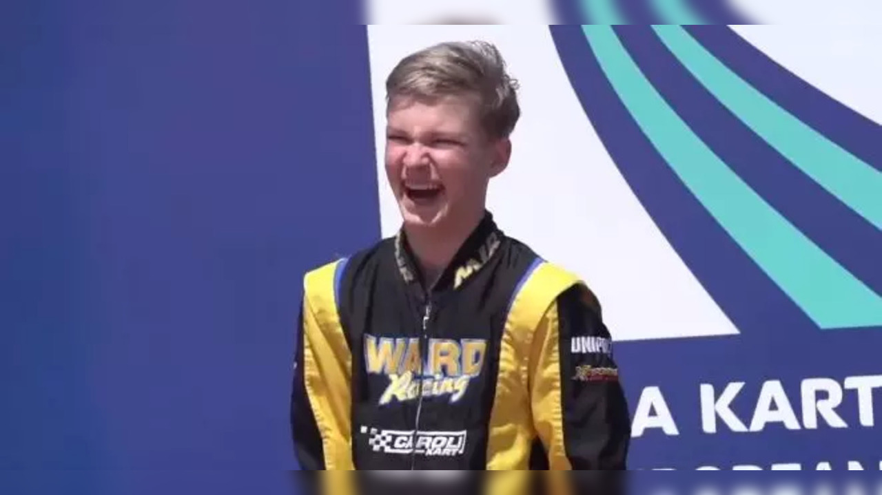 A 15-year-old Russian karter has been sacked by his team and is being investigated by the International Automobile Federation (FIA) for making what appeared to be a Nazi salute after winning a race.