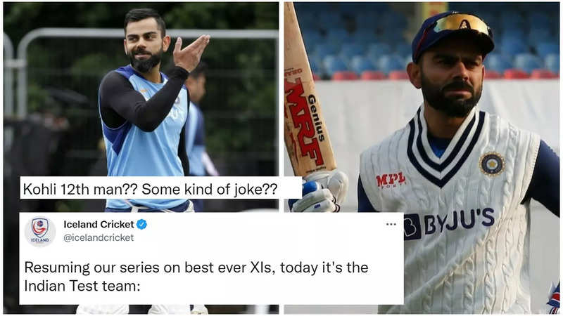 Iceland Cricket faces ire for picking Virat Kohli as 12th man in Team India's all-time Test XI