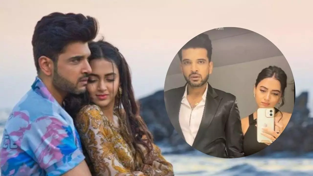 Karan Kundrra looks sharp in a black tux, twins with GF Tejasswi Prakash in  new post, see here | Entertainment News, Times Now