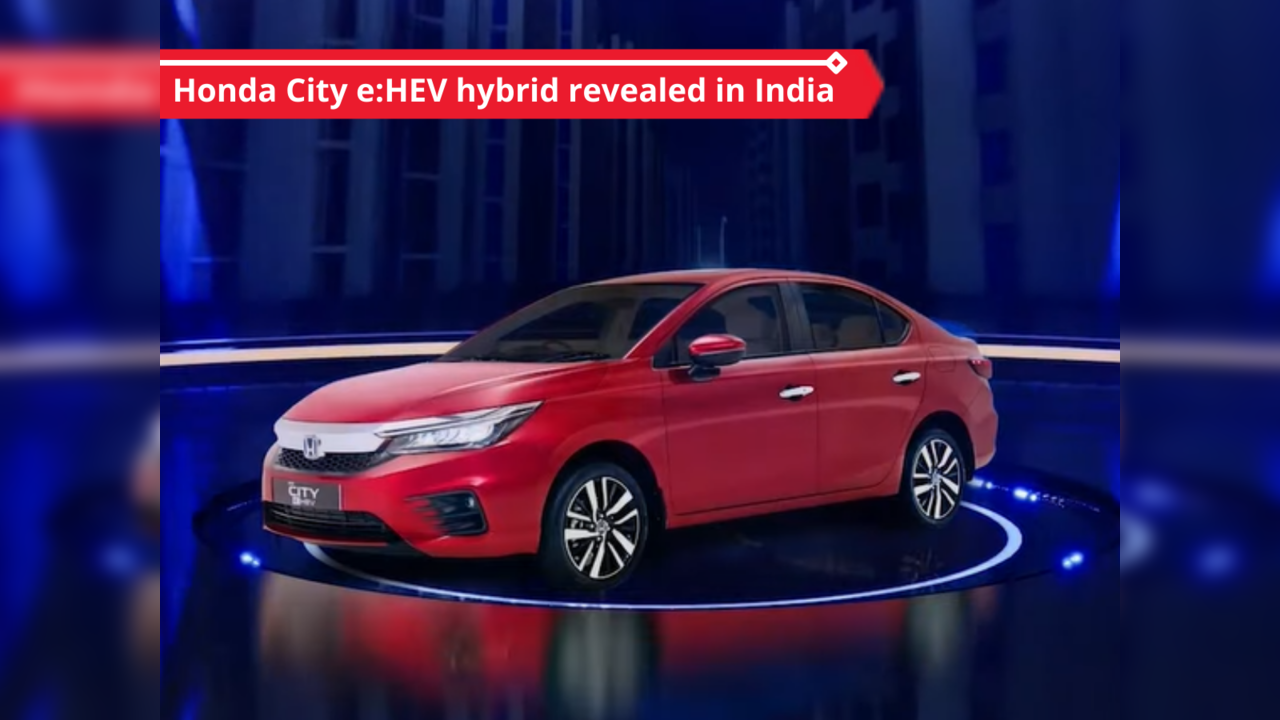 Honda City e:HEV hybrid revealed