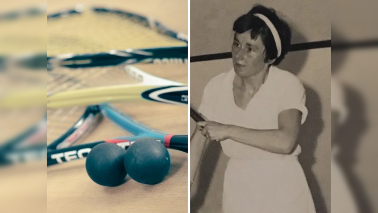 Margaret Armstrong, world's oldest female squash player