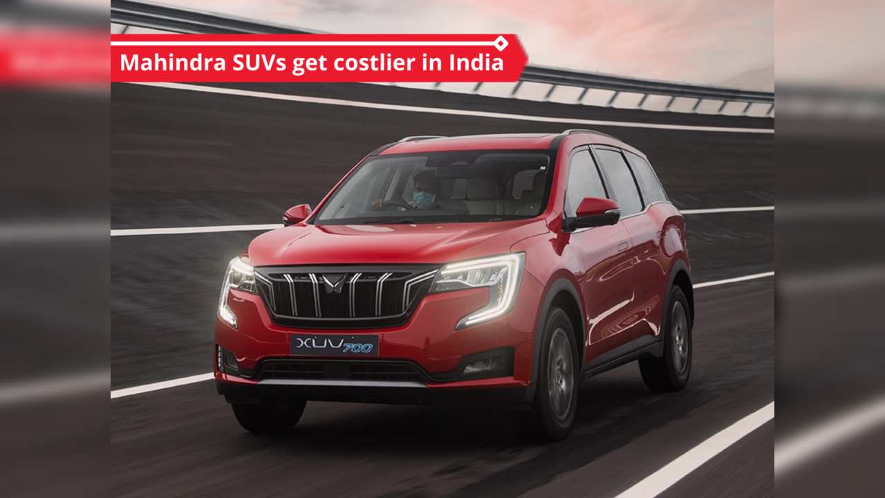 Mahindra SUVs to get costlier