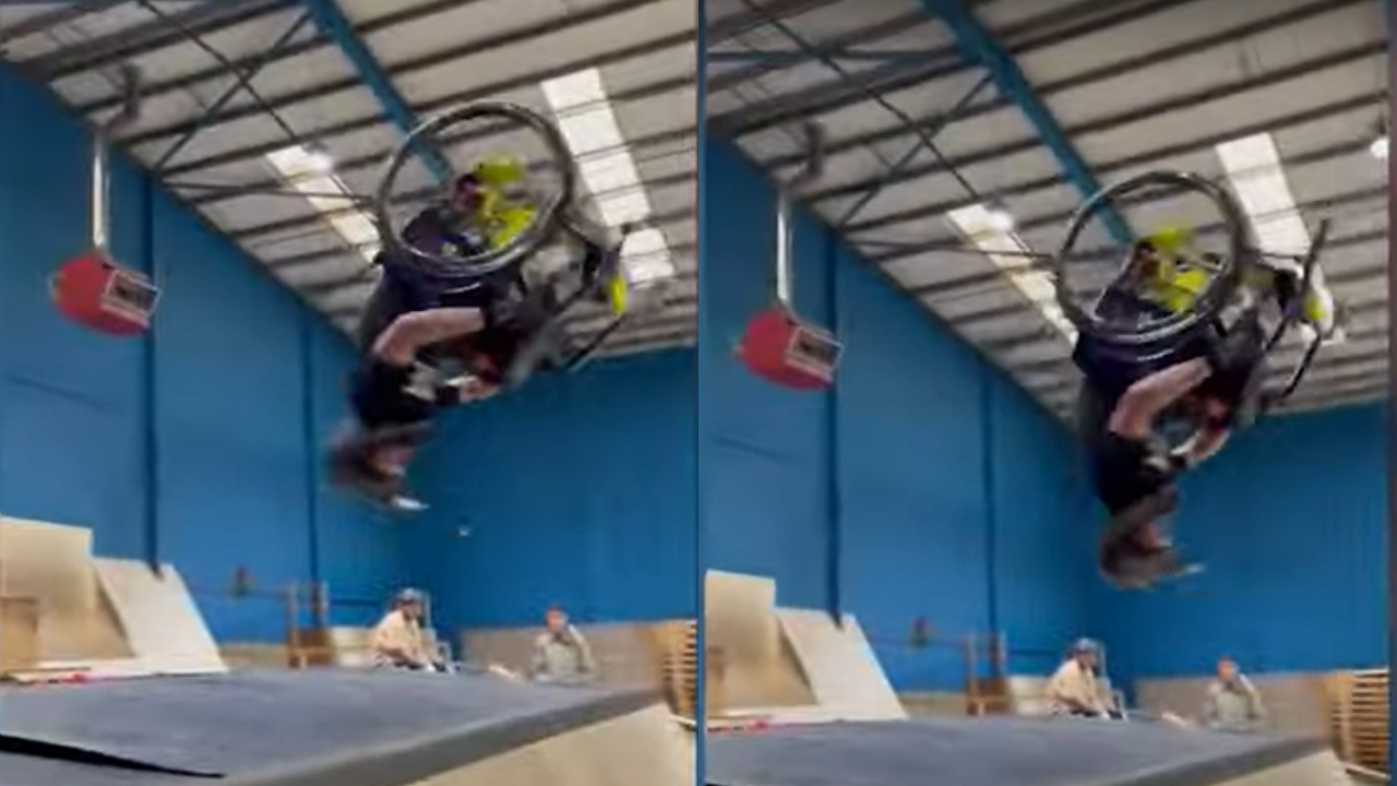 12yearold boy first person to do a backflip in wheelchair in