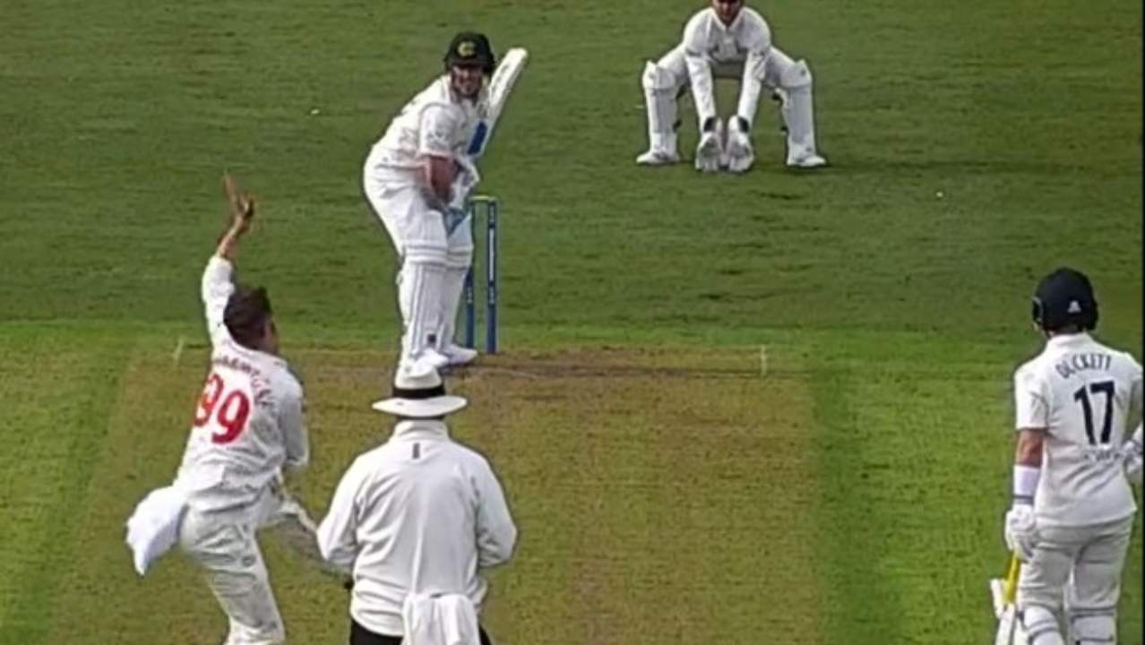 Marnus Labuschagne fast bowling screengrab