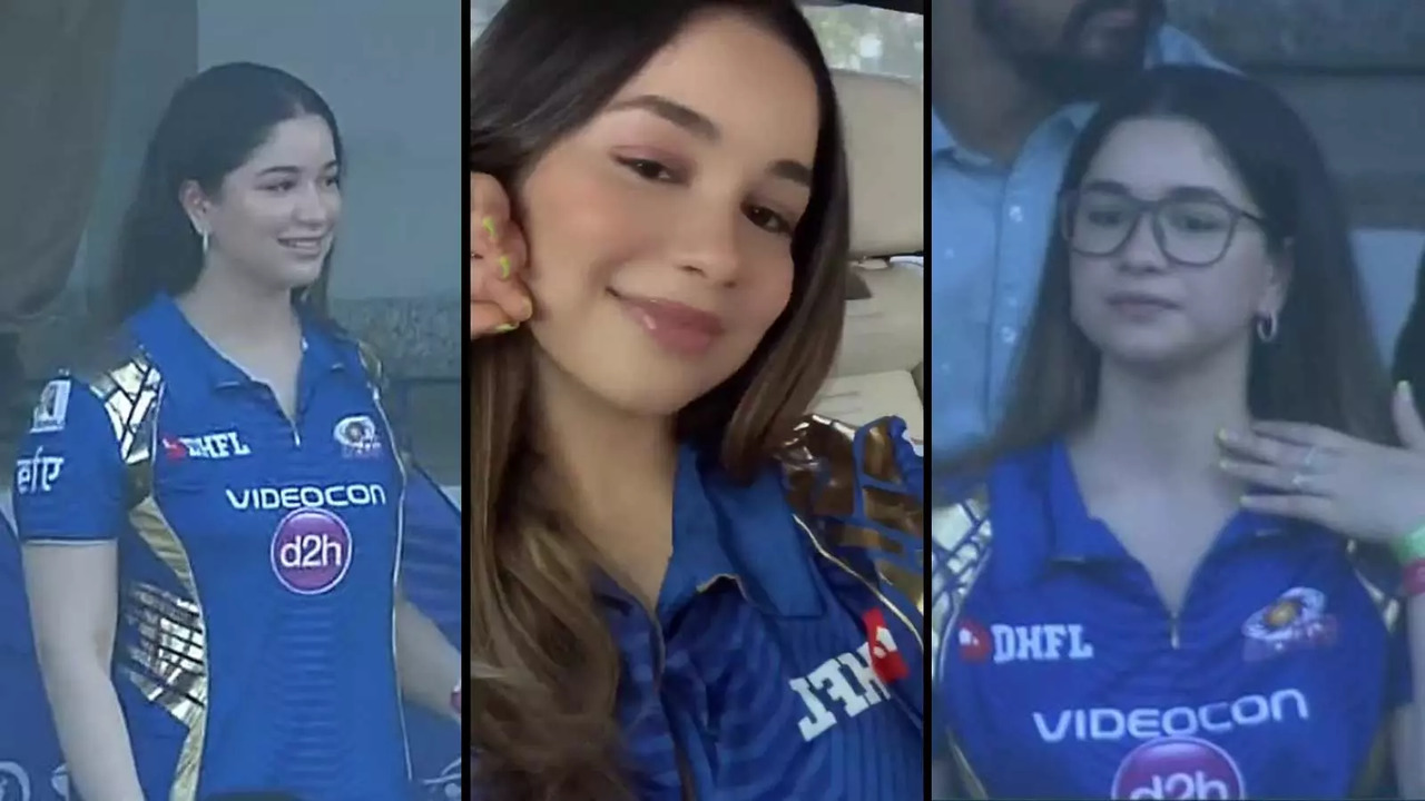 Sara Tendulkar was supporting Mumbai Indians against Lucknow Super Giants