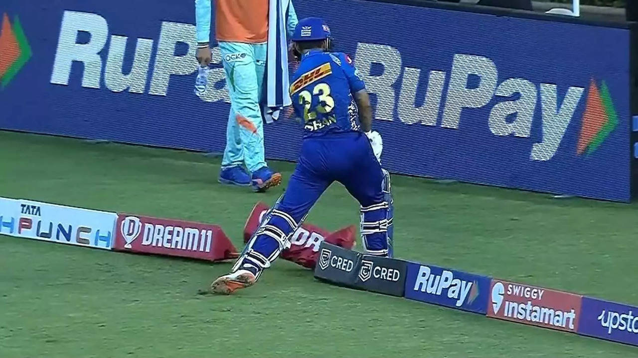 Watch Ishan Kishan Takes Frustration Out On Boundary Cushions After