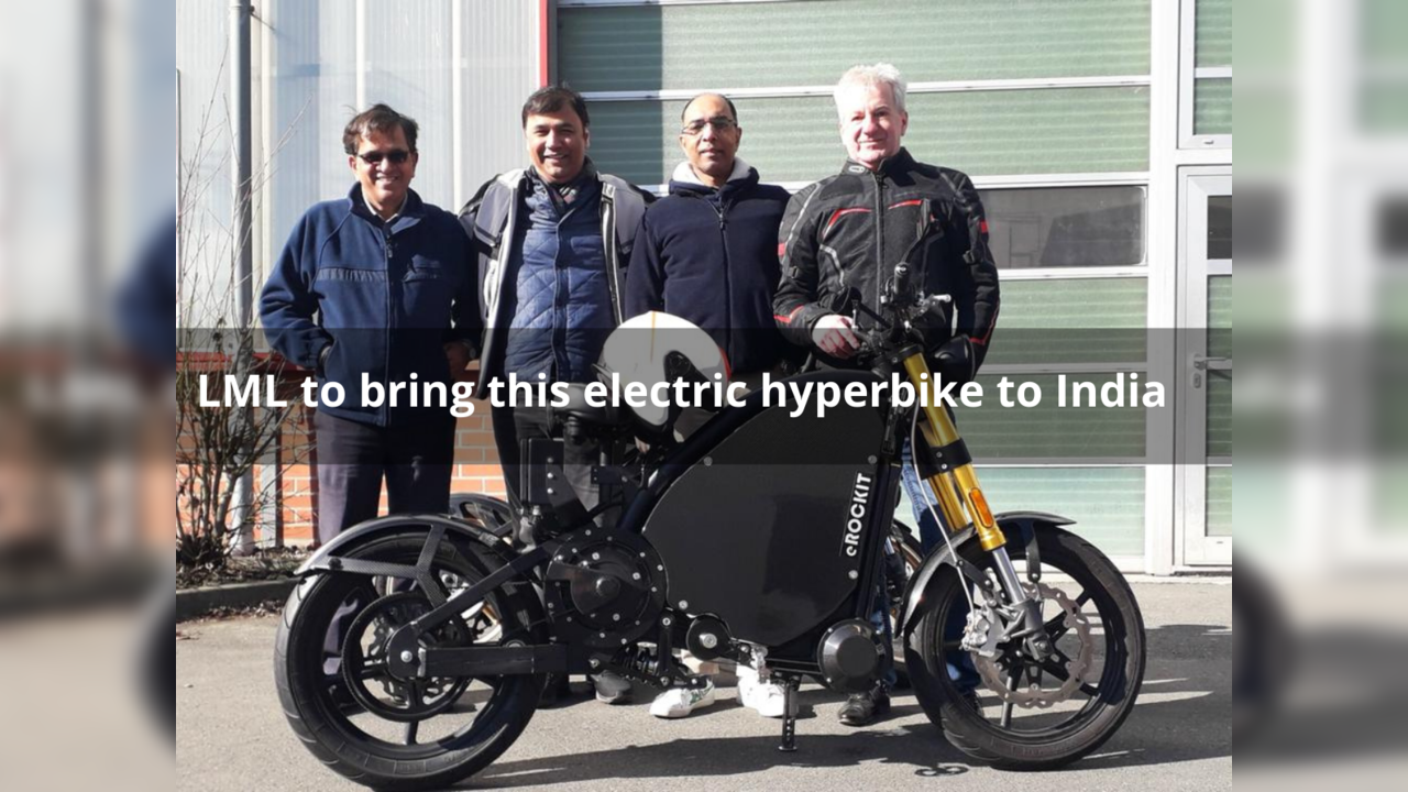 LML wants to bring eRockit e-bike to India