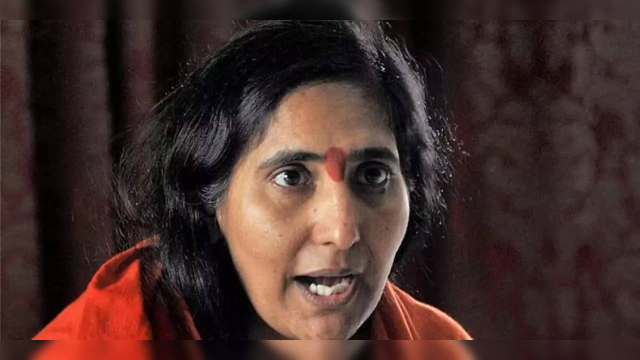 Hindutva leader Sadhvi Rithambara