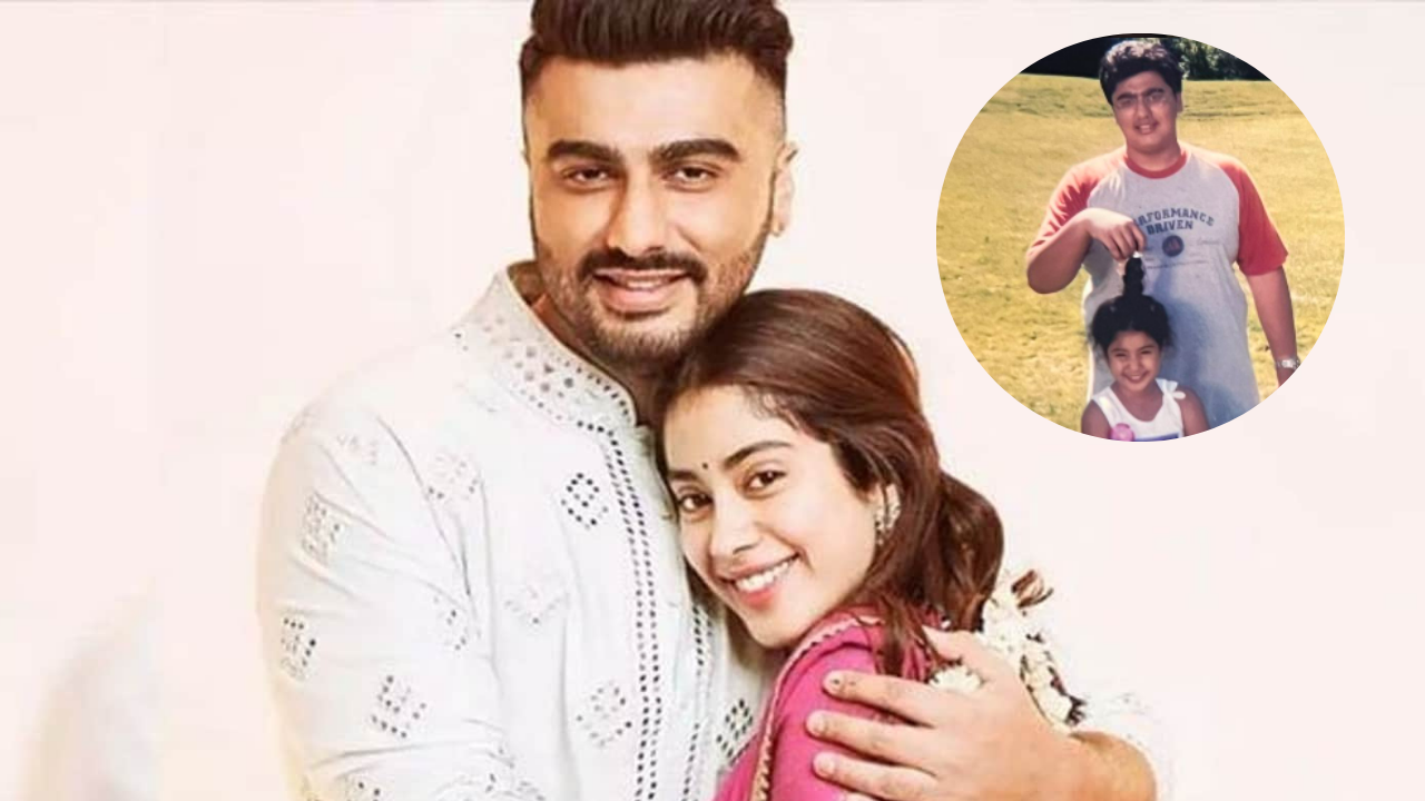 Arjun Kapoor and Janhvi Kapoor's throwback pic