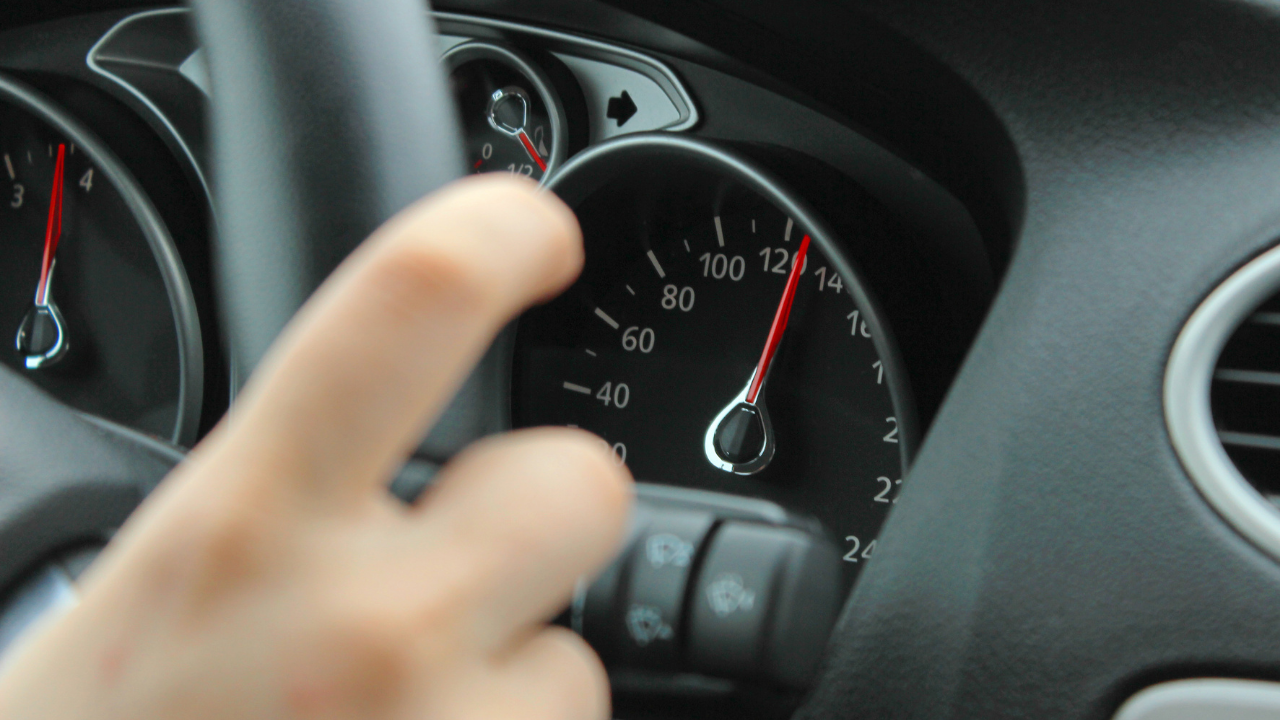 Driver caught speeding