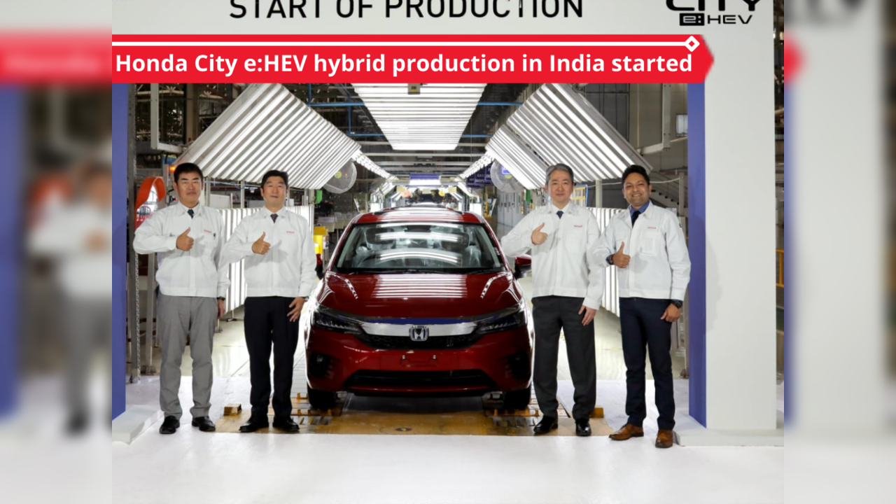 Honda City e:HEV's production started