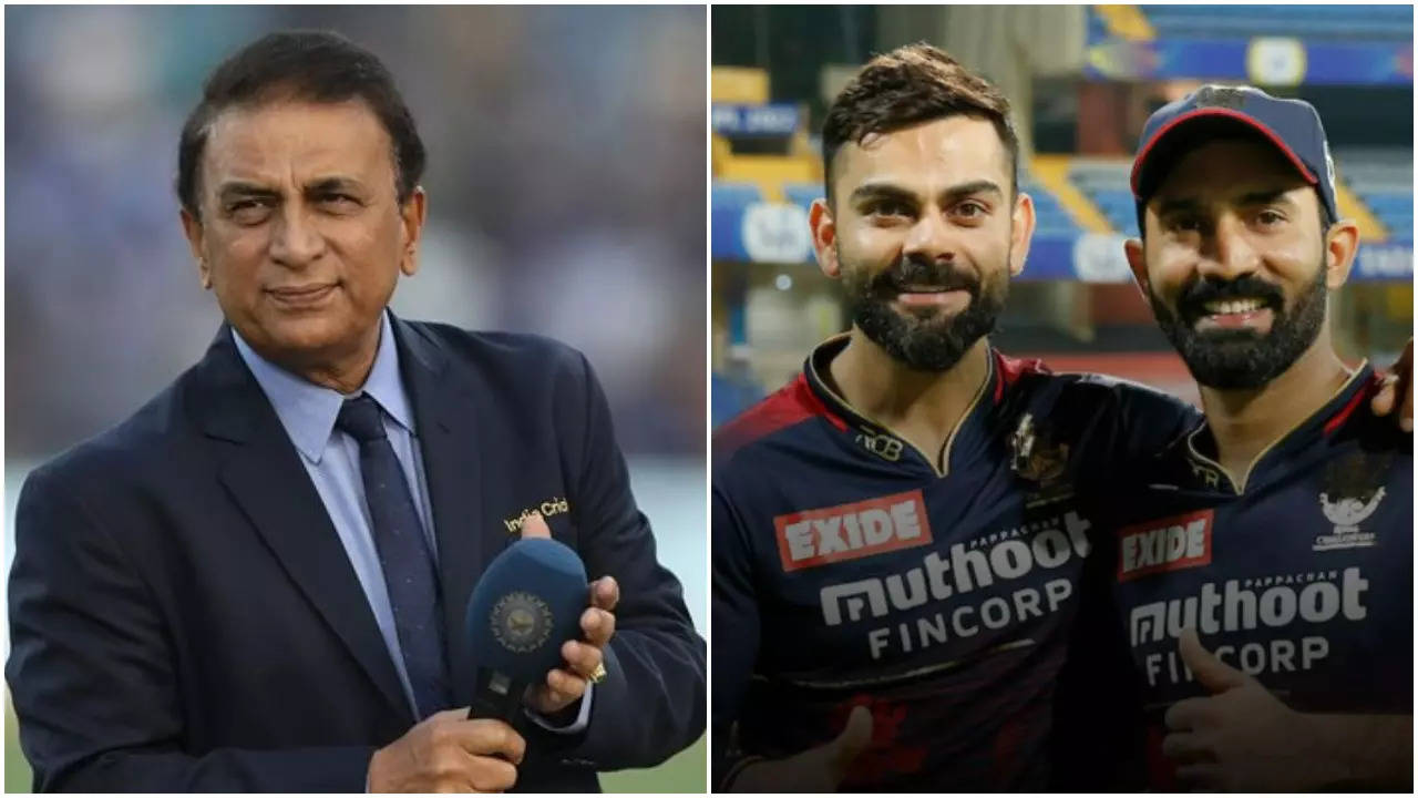 Sunil Gavaskar backs RCB star Dinesh Karthik to play finisher's role for Rohit-led India in T20 WC