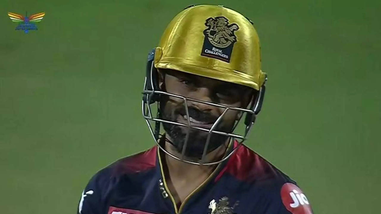 Virat Kohli was dismissed for golden duck against LSG