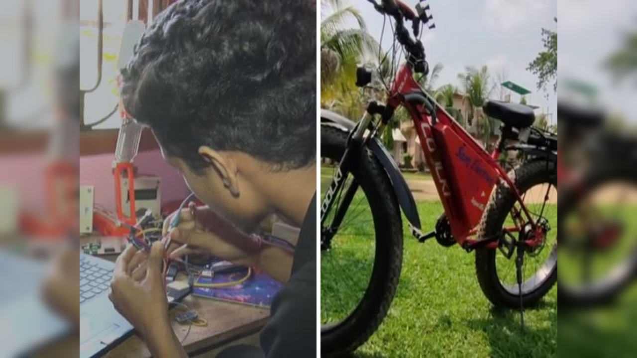 Assam youth invents 'theft-proof' electric cycle