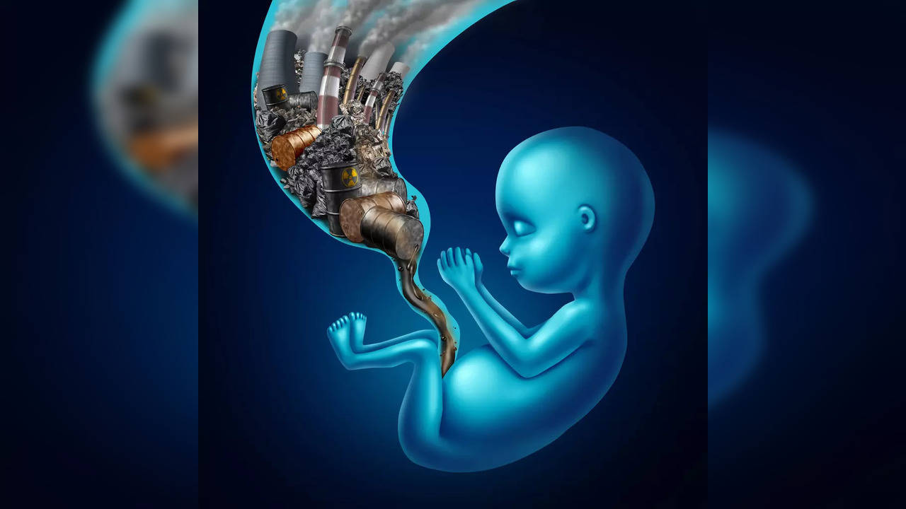 The study, reported in the medical journal Placenta, showed that inhaled nanoparticles - human-made specks that can't be seen in conventional microscopes, found in thousands of common products - can cross the natural, protective barrier that normally protects fetuses.