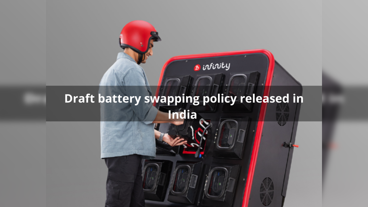 Draft battery swapping policy released by NITI Aayog Features News
