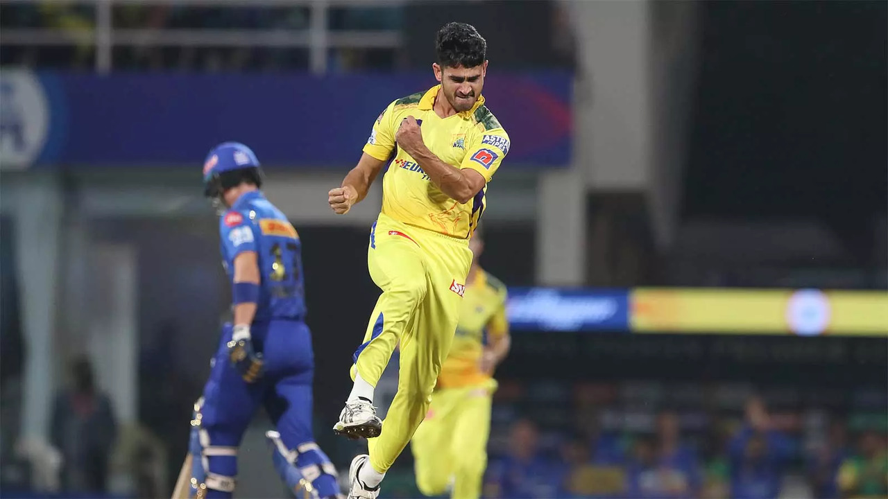 Mukesh Choudhary bagged 3 wickets for CSK against MI