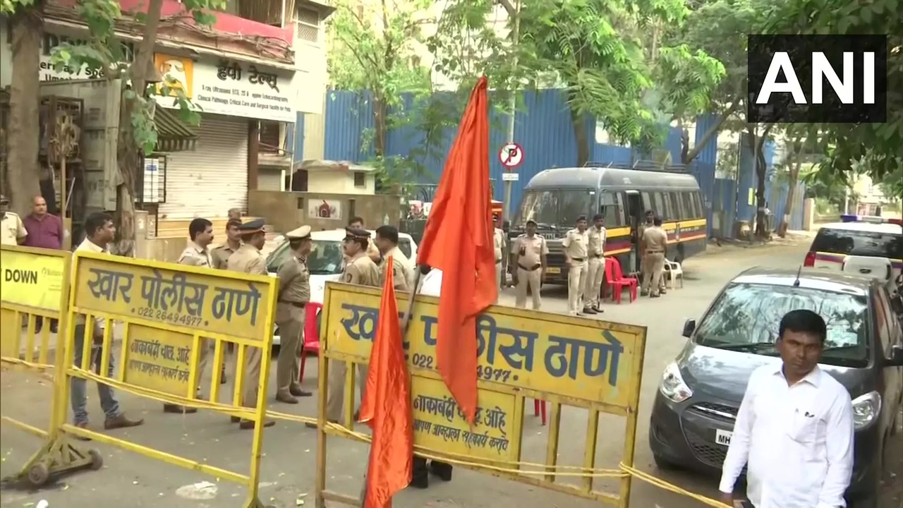 Security heightened near Matoshree, the private residence of Chief Minster Uddhav Thackeray