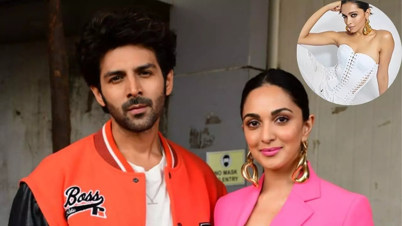 Kiara Advani Kartik Aaryan for Bhool Bhulaiyaa 2 promotions